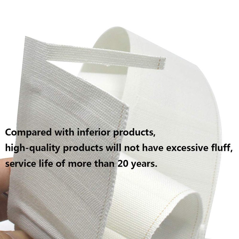 Ailejia Pleat Tape Cotton 3 inch Curtain Heading Deep Pinch Pleat White Tape for Curtains Curtain Accessory Belt Natural Cotton (11 Yards (10 Meters)) - Image 3